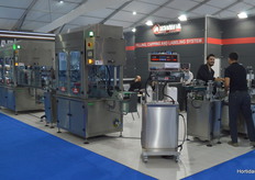 Machine line at the booth of Arsanmak Makina